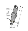 Turck Ultrasonic Sensor, Diffuse Mode Sensor (RU130U-M18ES-LI8X2-H1151)