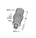 Turck Ultrasonic Sensor, Diffuse Mode Sensor (RU130U-M30M-2UP8X2-H1151)