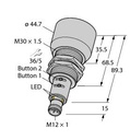 Turck Ultrasonic Sensor, Diffuse Mode Sensor (RU600U-M30E-LIU2PN8X2T-H1151)