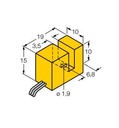 Turck Inductive Sensor, Slot-type (SI3.5-K10-AP6X)