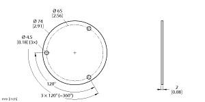 Turck Accessories, Shield Plate, For Encoders RI-QR24 (SP1-QR24)