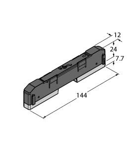 Turck Adapter for mounting groups of TBEN-S modules on a DIN rail (TBNN-S0-DRS-05)