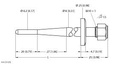 Turck Accessories, Thermowell, For Temperature Sensors (THW-3-TRI3/4-A4-L100)