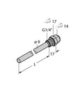 Turck Accessories, Thermowell, For Temperature Sensors (THW-6-G1/4-A4-L050)