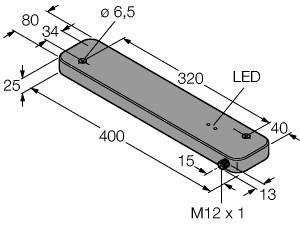 Turck HF Read/Write Head (TNLR-Q80L400-H1147L)