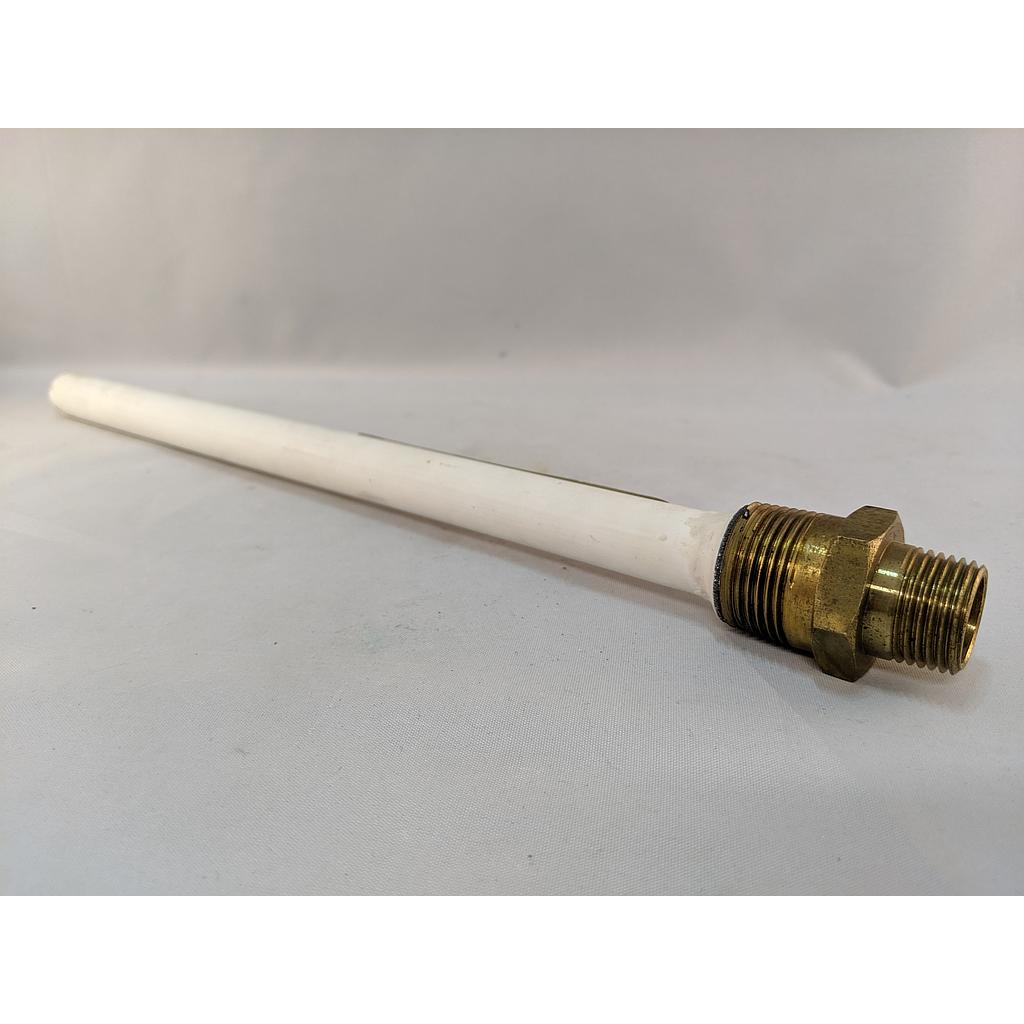 | OBSOLETE | Ceramic(Mullite) Protection Tube, 1/2x3/4" for 8 Gauge K