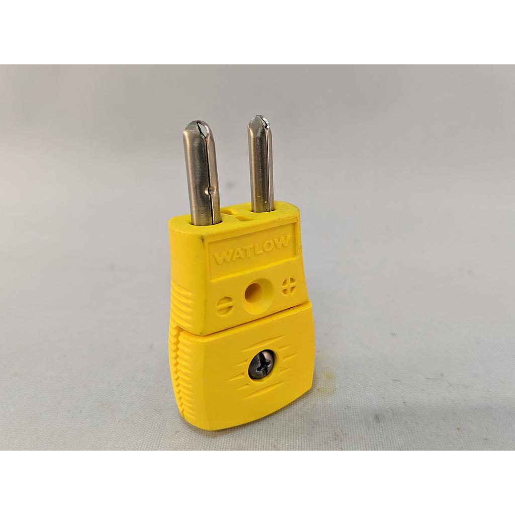 Watlow 900K TYPE K THERMOCOUPLE CONNECTOR PLUG (MALE) (OLD P/N: SKM-K-WAT)