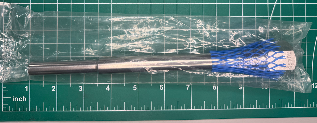 304SS THERMOWELL, 1/2" PROCESS THREADS, 1/2" INTERNAL
