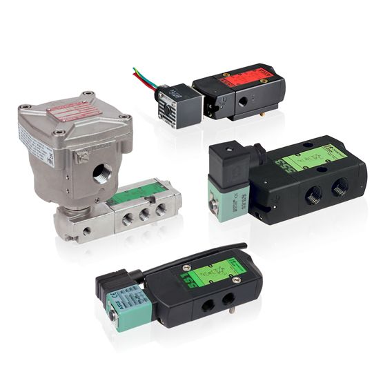 ASCO Series 551 1/4" Solenoid Spool Valve (8551)