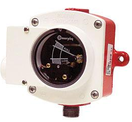 Murphy Level Swichgage® for Engine Liquids, 250° F, 25 PSI Max Operating Parameters