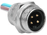Turck Actuator and Sensor Receptacle, Front Mount (RSF 46-0.3M/NPT)
