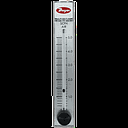 Series RM Rate-Master Flowmeter, 10-100 SCFH, Air, 5" Scale, SS Valve