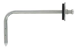 303SS Static Pressure Tip with Mounting Flange