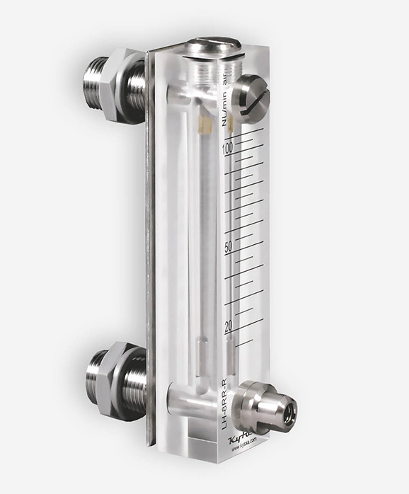| OBSOLETE | Kytola 'L' Series flowmeter with valve, Trogamid/316SS, 1/2&quot;NPT, 0.5-5.5USG/H water, 2-24SCF/H air - 