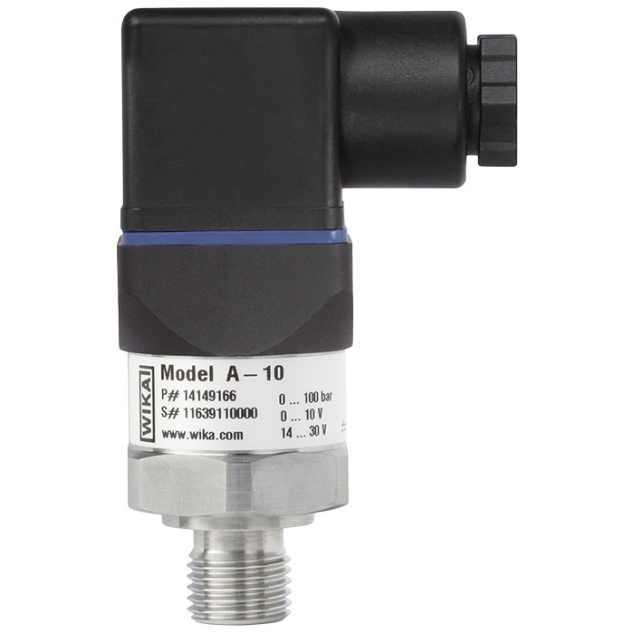 Wika A-10 PRESSURE TRANSDUCER 0-200PSIG, 4-20mA, 2 WIRE,  1/4"NPT, 15'