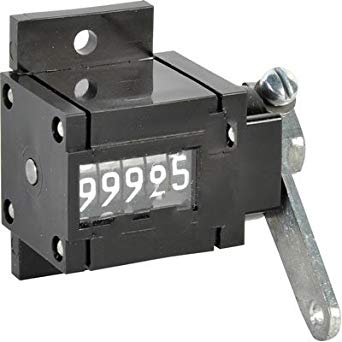 Veeder Root Counter, 0746035-001, Ratchet drive, 5 figures, flange case