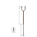 Watlow Thermocouple Sensor Style 20 Style 2 in.(l) x .188 in. (D) sheath Straight
