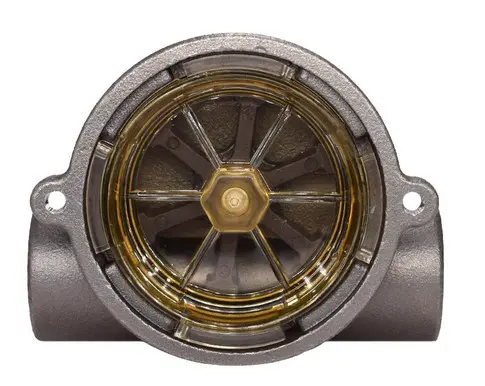 RFS Visual Flow Indicator, SS Body, 4.0-20.0 GPM Span, 1/2" NPT, Adjustable Setpoint, 24 VDC, SPDT 1 Amp, 24 VDC Resistive Relay Output