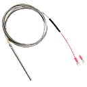 Watlow Type J Thermocouple, 1/8 in. x 3.5 in. with 12 in fiberglass insulated Leads.