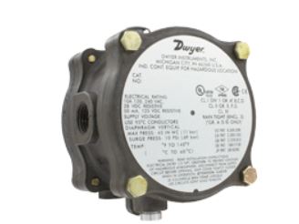 Series 1950G Explosion-proof Differential Pressure Switch, - 0.07 - 0.15˝ w.c.