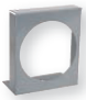 Surface mounting bracket, use with Photohelic® switch/gage on horizontal or vertical surfaces, also for Capsu-Photohelic® switch/gage on vertical only.