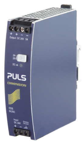 PULS DC/DC Converter, 120W, 24VDC In, 24-28VDC Out, 5-4.3A