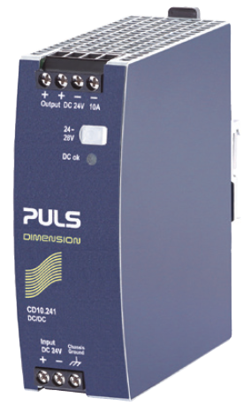 PULS DC/DC Converter, 240W, 24VDC In, 24-28VDC Out, 10-8.6A