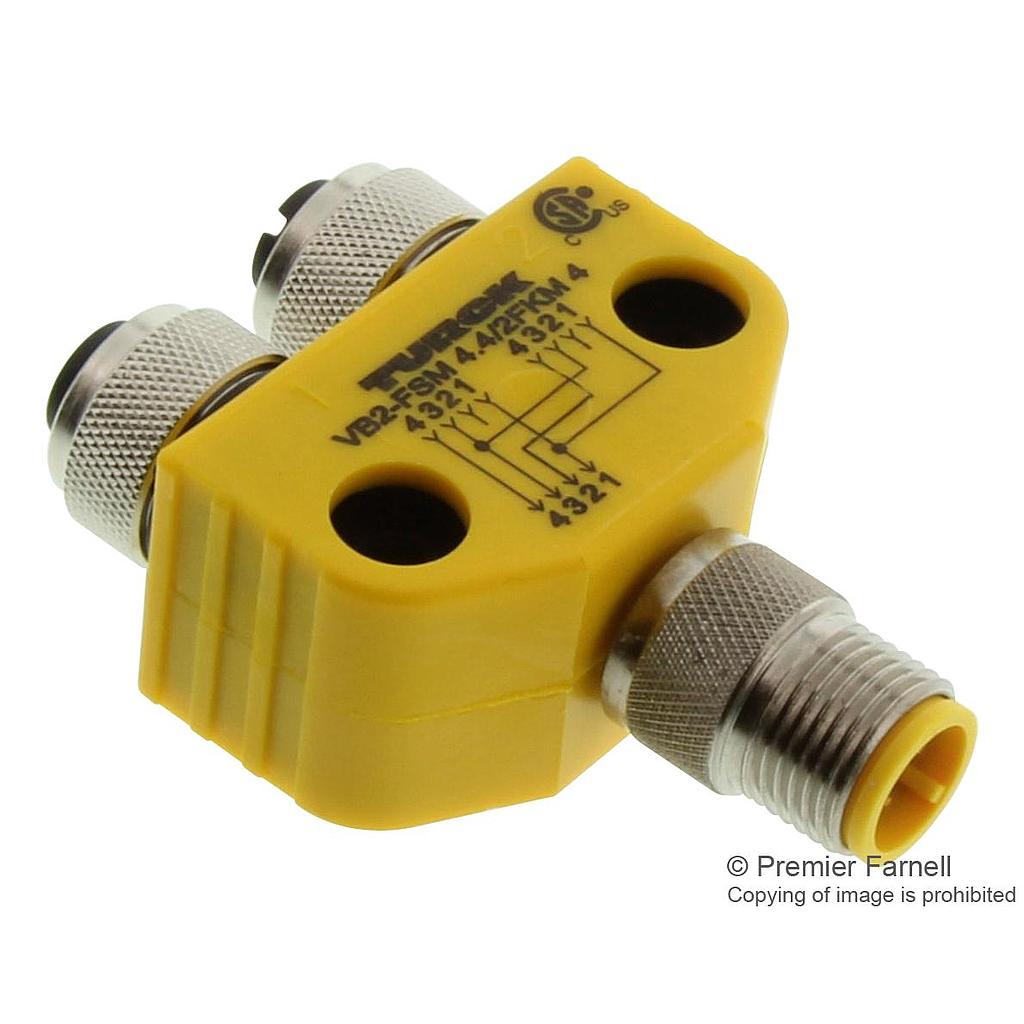 Turck Splitter (VB2-FSM 4.4/2FKM 4/CS11716)