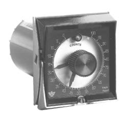 Cycl-Flex Electromechanical Counter, 2-100 Count Range, 120VAC, Reverse Clutch
