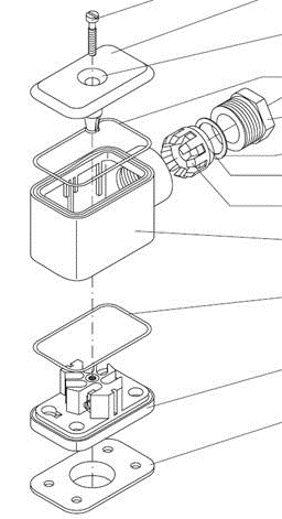 Electromechanical Housing for Wika P/N:8831343