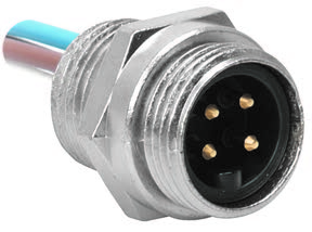 Turck Power Receptacle, Front Mount (RSF 44-0.5M/NPT)