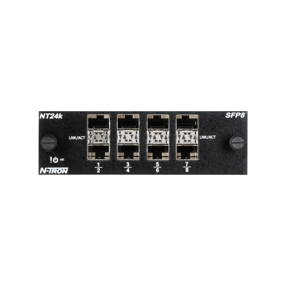 NT24k Series, N-Tron NT24k® Module-8 SFP Expansion Slots 1000Base Only