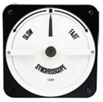 CROMPTON SWITCHBOARD SYNCHROSCOPE 120VAC/60HZ SLOW/FAST 