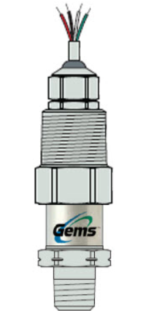 3100 Pressure Transducer, 0-300 PSI Range, 1-5V Output, 1/2" NPT Male Connection, 5M Cable