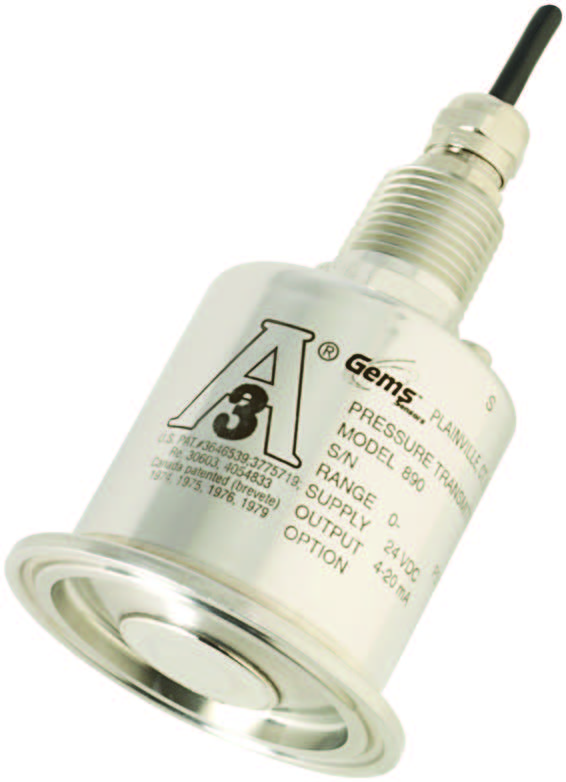 890 Series 3A Sanitary Pressure Transducer