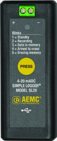 AEMC Simple Logger® Model SL20 (Current, 4 to 20mADC)
