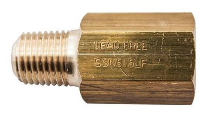 Winters Snubber 1/4" NPT Brass Body Lead-Free For Water