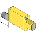 Banner MINI-BEAM: Polarized Retro; Range: 50 mm - 2 m; Input: 24-240 V ac; Output: SPST Solid-State 2-Wire; 3-pin Micro Integral QD (SM2A312LVAGQD)