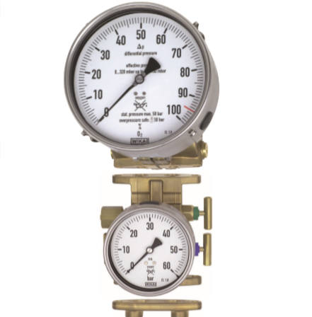 Wika Model: 712.15.160 D/P Cryo Gauge, copper alloy, NS 160