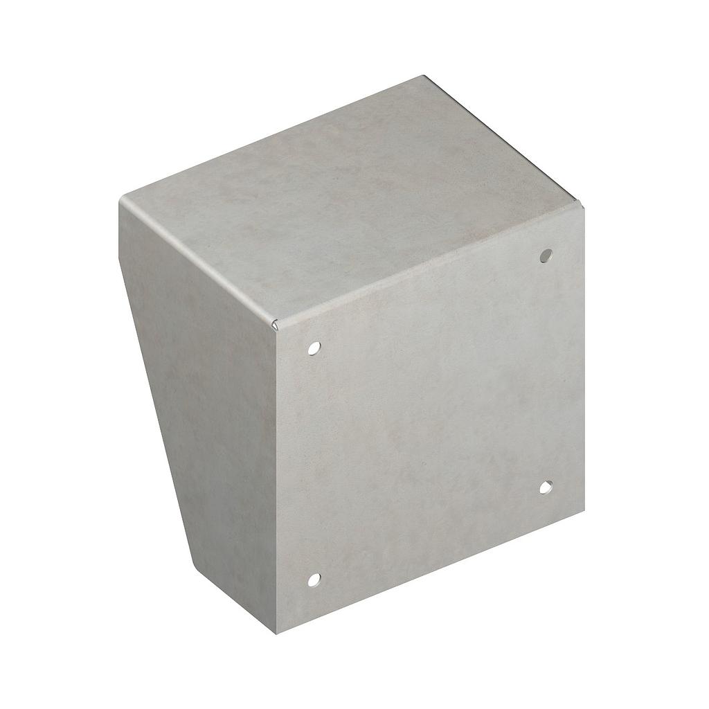 Banner Bracket Shroud Q120; 16 Gauge 304 SS; Hardware Packet 5 x M4 x 0.7 x 12 PPHMS-SS 5 x M4 ITLW-SS (SMBWSQ120)