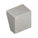 Banner Bracket Shroud Q120; 16 Gauge 304 SS; Hardware Packet 5 x M4 x 0.7 x 12 PPHMS-SS 5 x M4 ITLW-SS (SMBWSQ120)