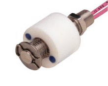 LS-1700 Float Switch, Teflon Float, 316 SS Stem, 20 VA, N.O., 1/8" NPT, 24" lead