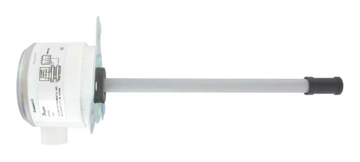 RHP Series Humidity/Temperature Transmitter, Duct Mount, 2% Accuracy, 4-20mA, LCD, NIST Cert