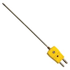 Watlow AC Style Thermocouple Type T, Mineral Insulated, Diameter 1/16", Length 6", Standard Plug, Sheath Material 316, Unground
