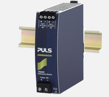 PULS Redundancy Module, MOSFET, 12-28VDC, 40A, 2 x 20A Dual Input Top