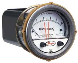 PHOTOHELIC PRESSURE SWITCH/GAGE, 0-5"W.C.