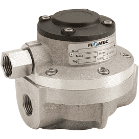 Flomec Oval Gear; 1/2"; Aluminum Body and PPS-PTFE Rotor, FKM O-Ring, 1/2" NPT Fitting