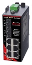 SLX Series, 8-Port, Sixnet SLX-8MS Managed Industrial Ethernet Switch, ST 4km