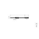 PYROMATION, SINGLE RTD 100OHM, M12 CONNECTOR, 6INCH