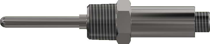 Water Tight RTD Assembly with 450 Series Transmitter, 1/4" dia, 2" Immersion Length, 1/2"NPT Process Connection